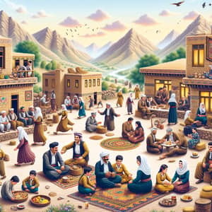 Discover Kurdish Culture: Traditional Life in Mountain Landscape