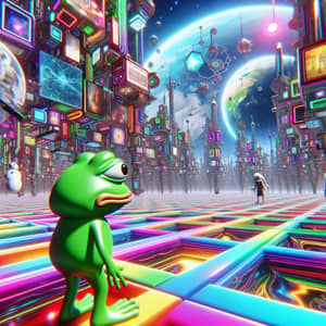 Pepe in Metaverse: Exploring Cyberpunk Aesthetics & AR