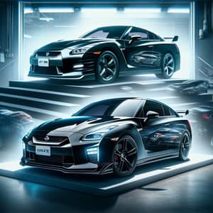 Nissan GTR R35 to Chevrolet Cruze 2015 Black Transformation