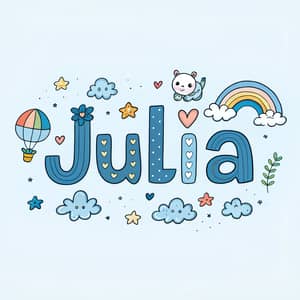 Julia from Bluey: Adorable Cartoon Character