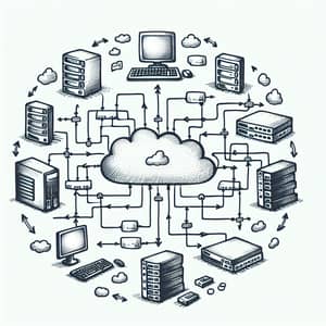 Computer Networking & Informatics Illustration