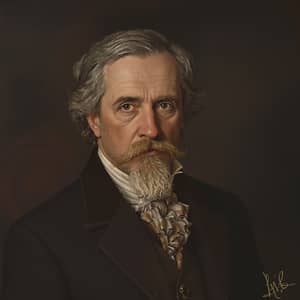 Old Money Aesthetic Portrait of a Man