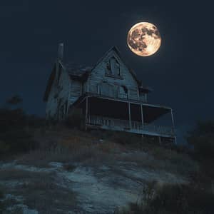 Haunted House on a Hill: A Spooky Sight