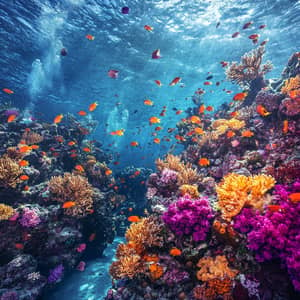 Explore a Vibrant Underwater Coral Garden