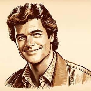 Vintage Art of Thomas Mark Harmon: Charming 1980s Style Illustration