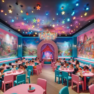 Cheerful Children's Restaurant with Playful Elements