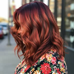 Stunning Back View of a Woman in a Flowy Dress