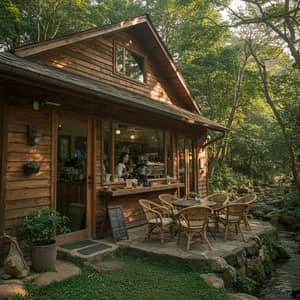 Nature-Centric Coffee Shop Experience