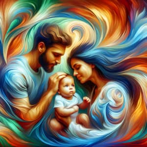 Rocking Parenthood: Abstract Love in Colors