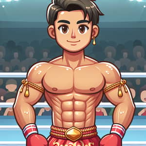 Rodtang Jitmuangnon as cartoon | Thai Champion