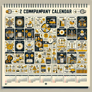 Company Calendar Design for Public Services Organization