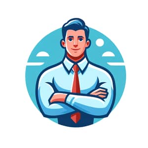 Animated Man Logo - Creative Design