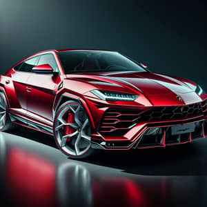 Glamorous Red Lamborghini Urus: Italian Craftsmanship & Luxury