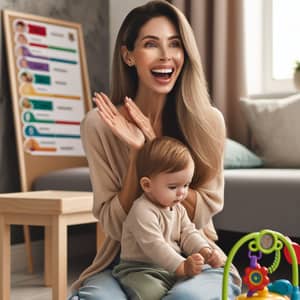 Empathic Mom Celebrating Child's Milestones | Joyful Bond