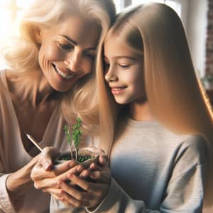 Empathetic Mother Nurturing Child in Joyful Moment | Heartwarming Scene