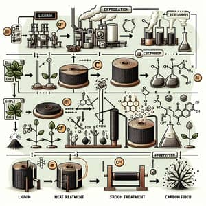 Creating Carbon Fiber from Lignin: Process & Transformation