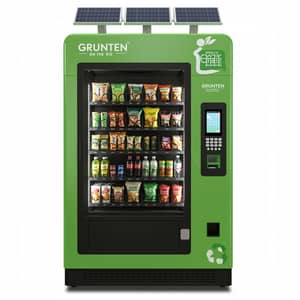 Futuristic Grunten Vending Machine with Touchscreen Controls