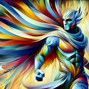 Vibrant Guardian: Fantasy Digital Art Showcase