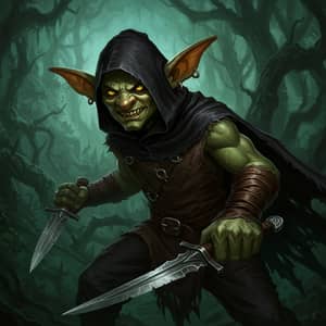 Stealthy Goblin with Daggers