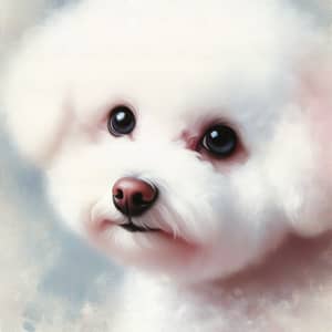 Charming White Bichon Frise Studio Portrait | Pet Photography Masterpiece