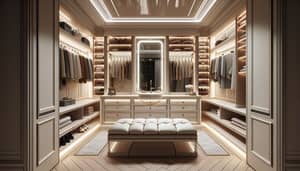 Elegant Luxury Dressing Room Closet Design