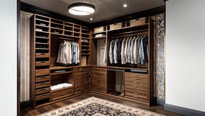 Elegant Custom Walk-In Closet Design Ideas