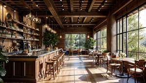 Tribal Coffee Shop Interior Design Ideas