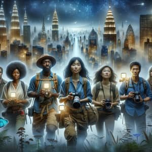 Intrepid Explorers in Fairy City | Urban Adventure Fantasy