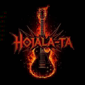 Hojala-ta: Gritty Rock Band Logo Design
