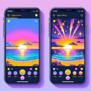 Advanced AI Filters Enhance Sunset Photo Dramatically