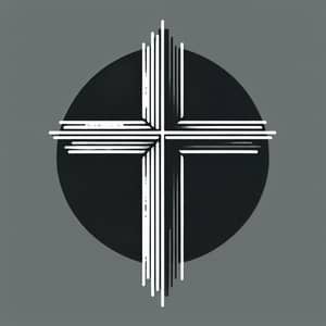 Minimalist Hand-Drawn Cross Design