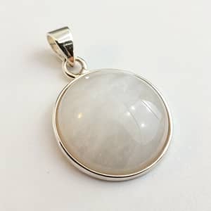 Round Stone Pendant - No Diamond