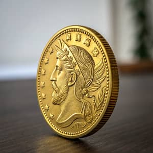 Stunning Gold Coin Photo for Collectors