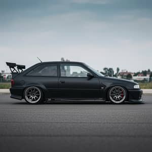 1992 Opel Astra F Widebody - Black Matte Style