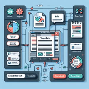 Interactive Text Translator Dashboard for PDF Documents
