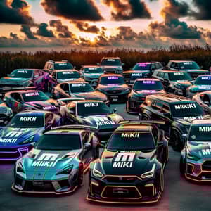 MIKIĆ Cars for Sale: Sporty Coupes to SUVs | Brand Logo & Neon Lights