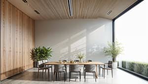 Elegant Minimalist Meeting Room Design