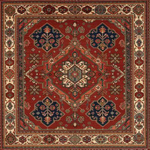 Traditional Soviet Carpet: Rich Motifs & Colors