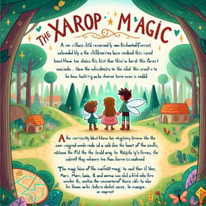 Enchanted Forest Children's Story: Xarop Màgic and Healing Fairy