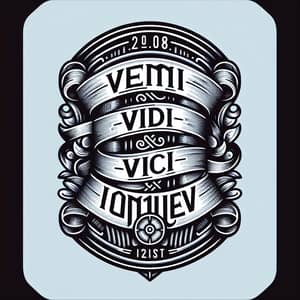 Stylish Tattoo Design | Veni Vidi Vici 2.08