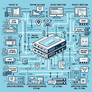 Firewall Flow Diagram: Process & Security Features