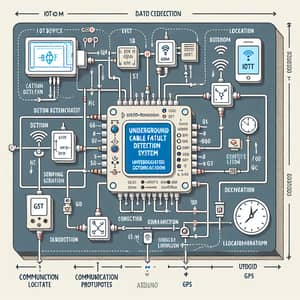 IoT Underground Cable Fault Detection System with GSM & GPS Integration