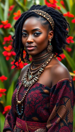 Zuri: The Graceful African Princess in Tradition