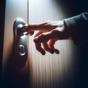 How to Open a Door by Pressing the Handle