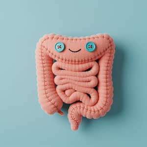 Happy Intestine Doll - Fun & Cute Decor