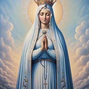 La Virgen de Fatima: A Serene Devotional Icon