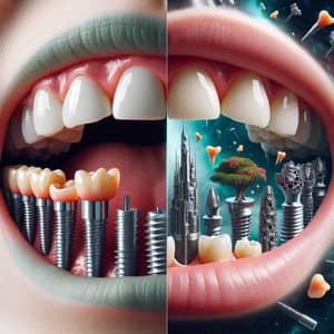 Dental Implants: Realistic vs. Surrealistic Comparison