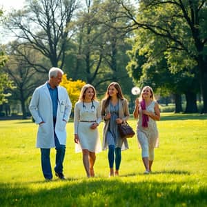 Family Day at the Park: Fun with the Doctor