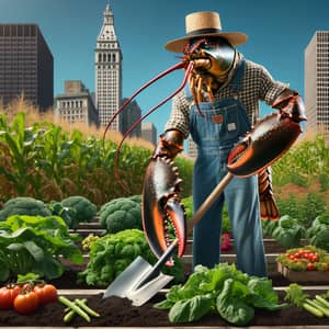 Lobster Gardening in the City: A Unique Scene