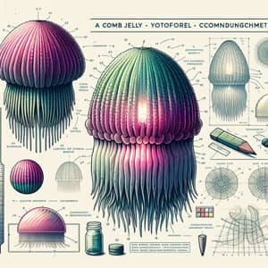 Comb Jelly Diagram for Interior Design Inspiration